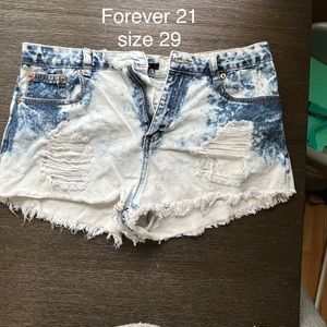Forever 21 high waisted shorts